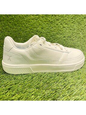 Flux Adapt Leather Trainer White Mens Size 8 Womens 9.5 Athletic Shoes Sneakers